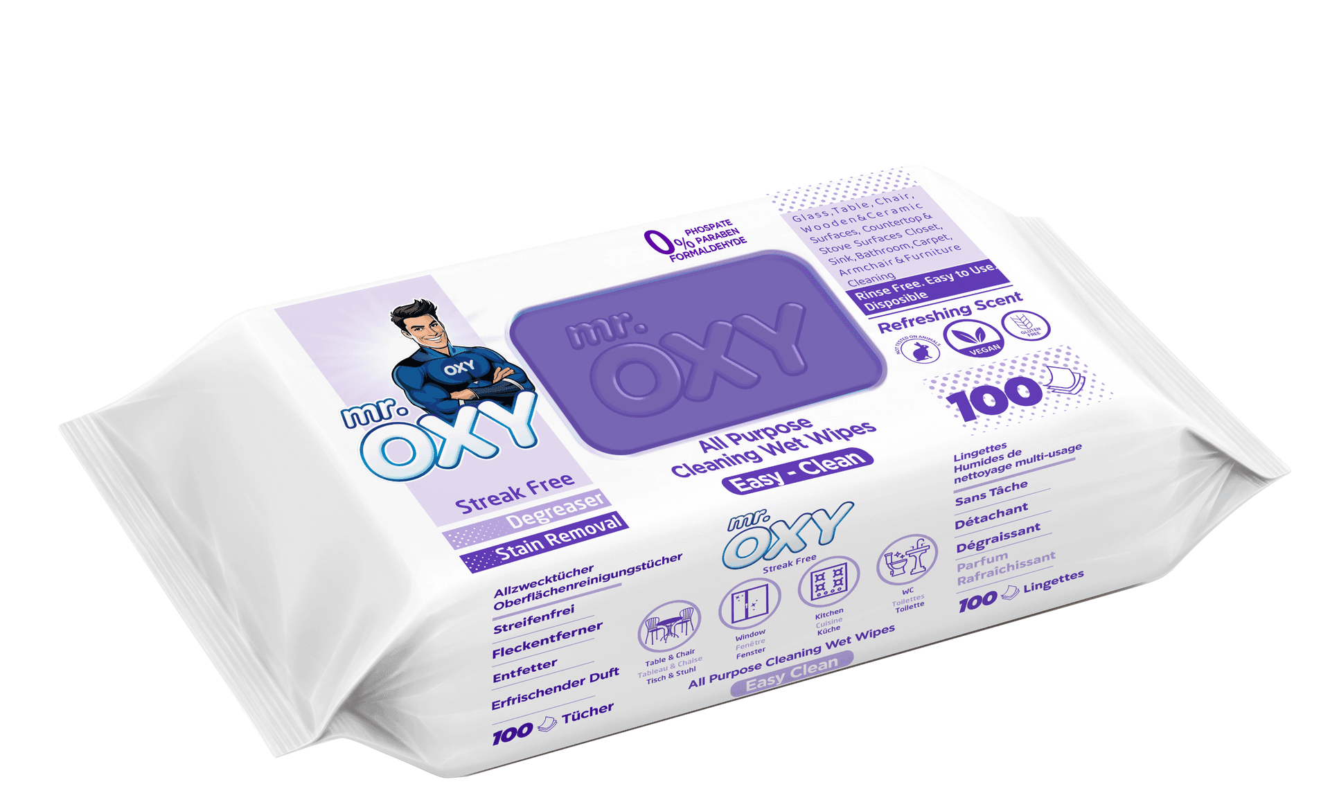 Various Wet Towel Products